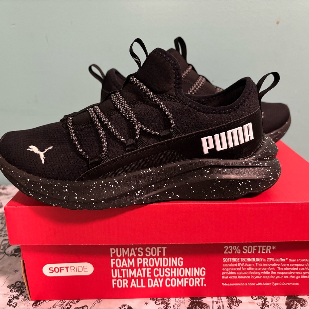 PUMA Black Athletic Shoes